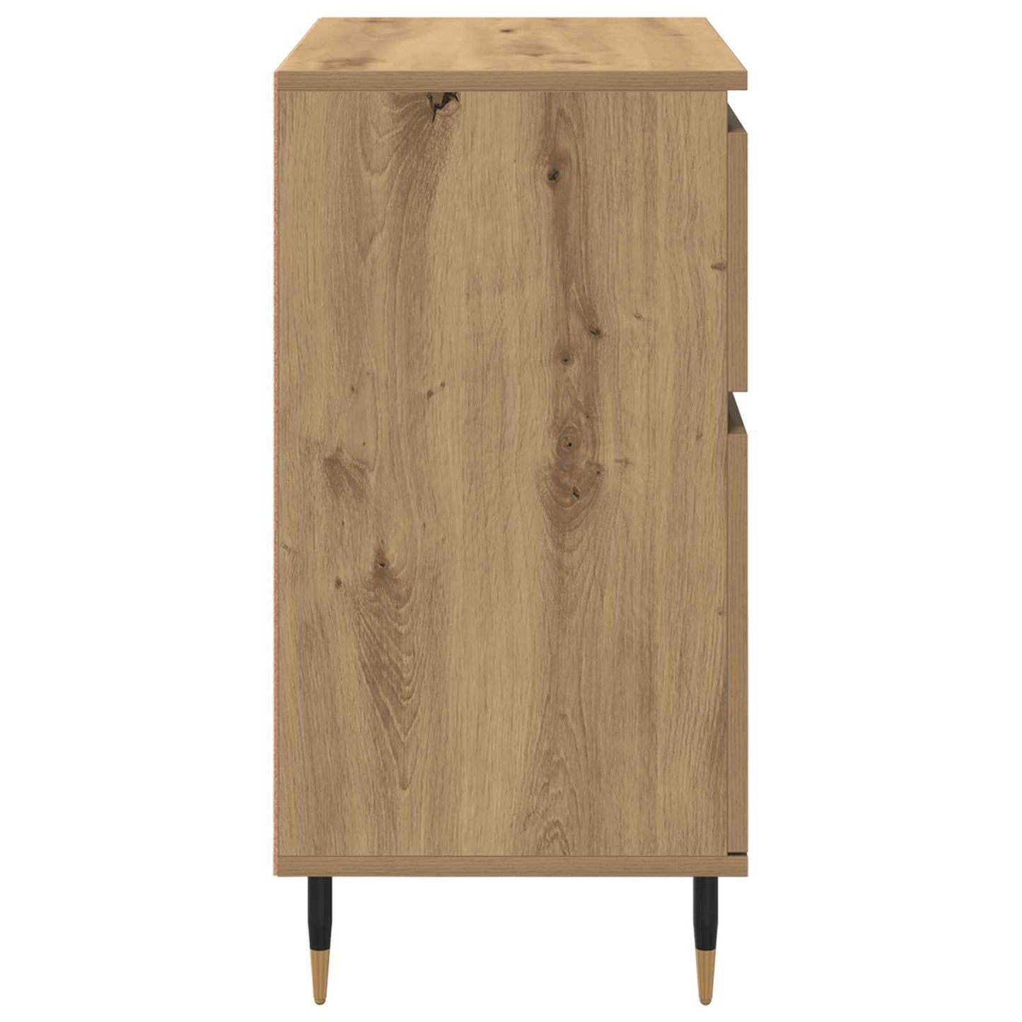 vidaXL Πλαϊνό γραφείο με συρτάρι Artisan Oak 60 x 35 x 70 cm