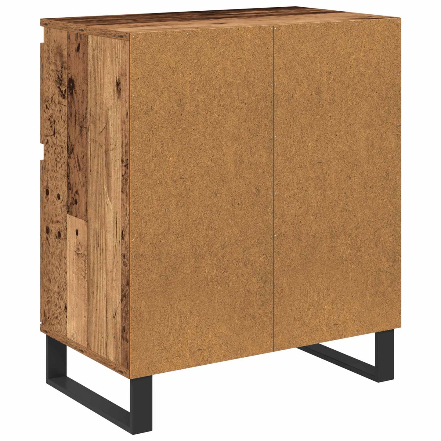vidaXL Πλαϊνό γραφείο με συρτάρι Παλιό Ξύλο 60 x 35 x 70 cm