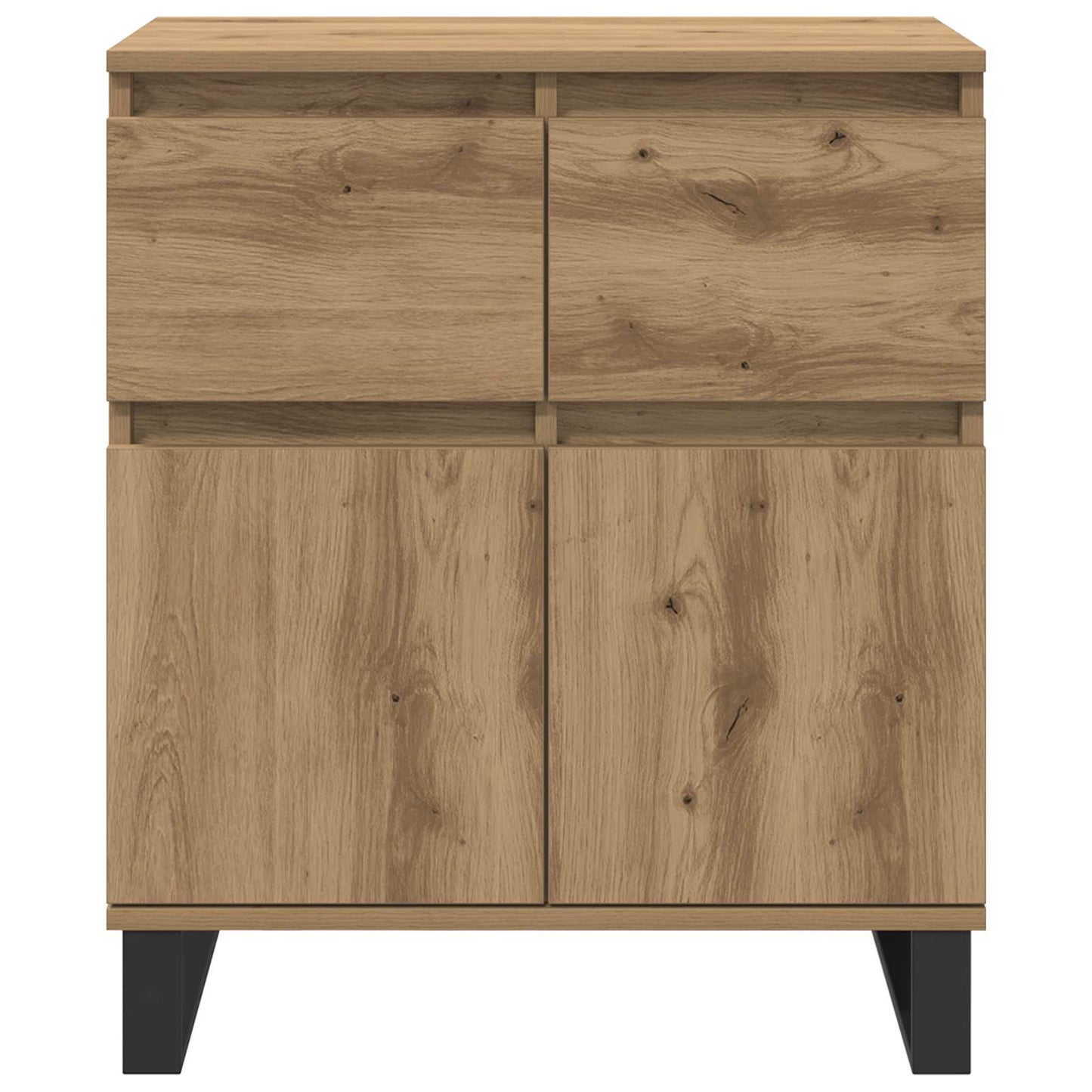 vidaXL Πλαϊνό γραφείο με συρτάρι Artisan Oak 60 x 35 x 70 cm