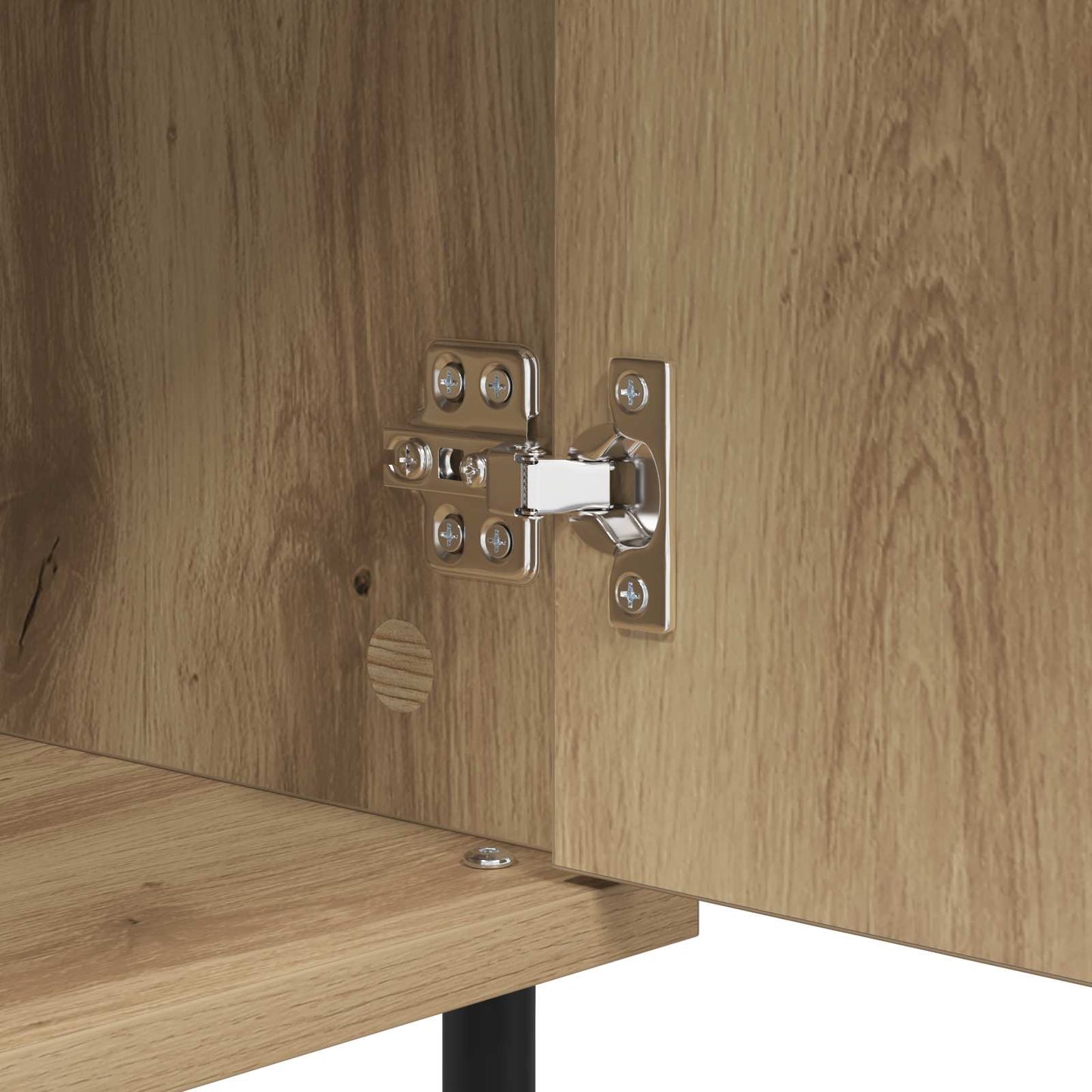 vidaXL Πλαϊνό γραφείο με συρτάρι Artisan Oak 40 x 35 x 70 εκ.