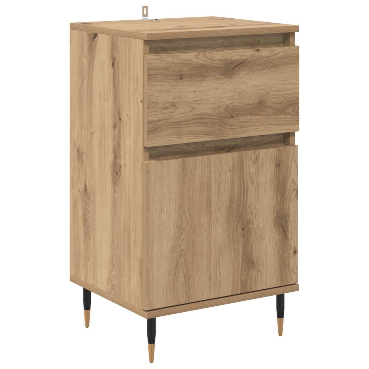 vidaXL Πλαϊνό γραφείο με συρτάρι Artisan Oak 40 x 35 x 70 εκ.