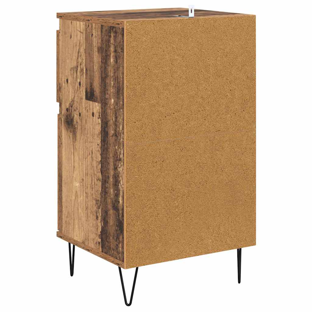 vidaXL Πλαϊνό γραφείο Παλαιό ξύλο 35 x 40 x 70 εκ. Επεξεργασμένο ξύλο