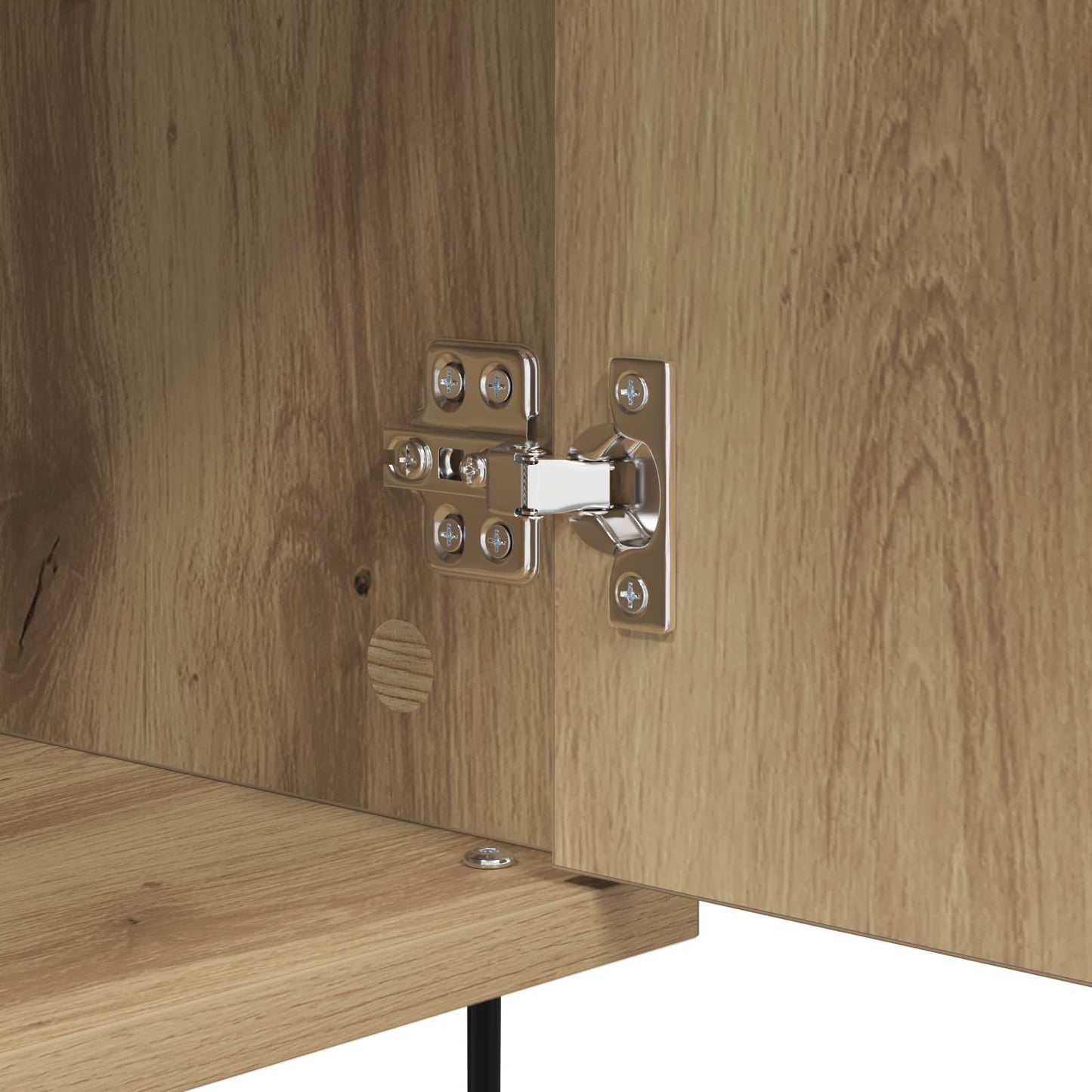 vidaXL Πλαϊνό γραφείο artisan δρυς 35 x 40 x 70 εκ. Επεξεργασμένο ξύλο