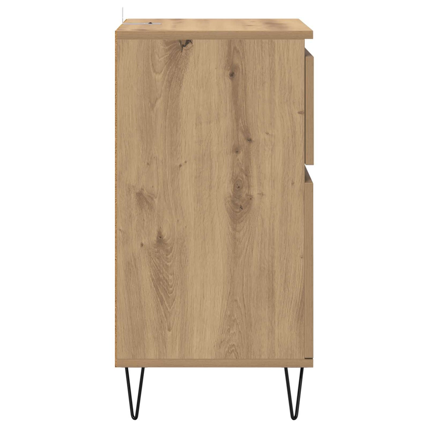vidaXL Πλαϊνό γραφείο artisan δρυς 35 x 40 x 70 εκ. Επεξεργασμένο ξύλο