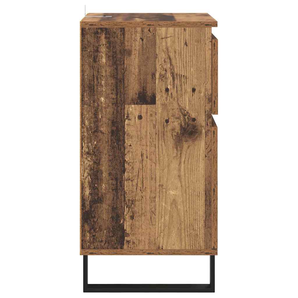 vidaXL Πλαϊνό γραφείο Παλαιό ξύλο 35 x 40 x 70 εκ. Επεξεργασμένο ξύλο