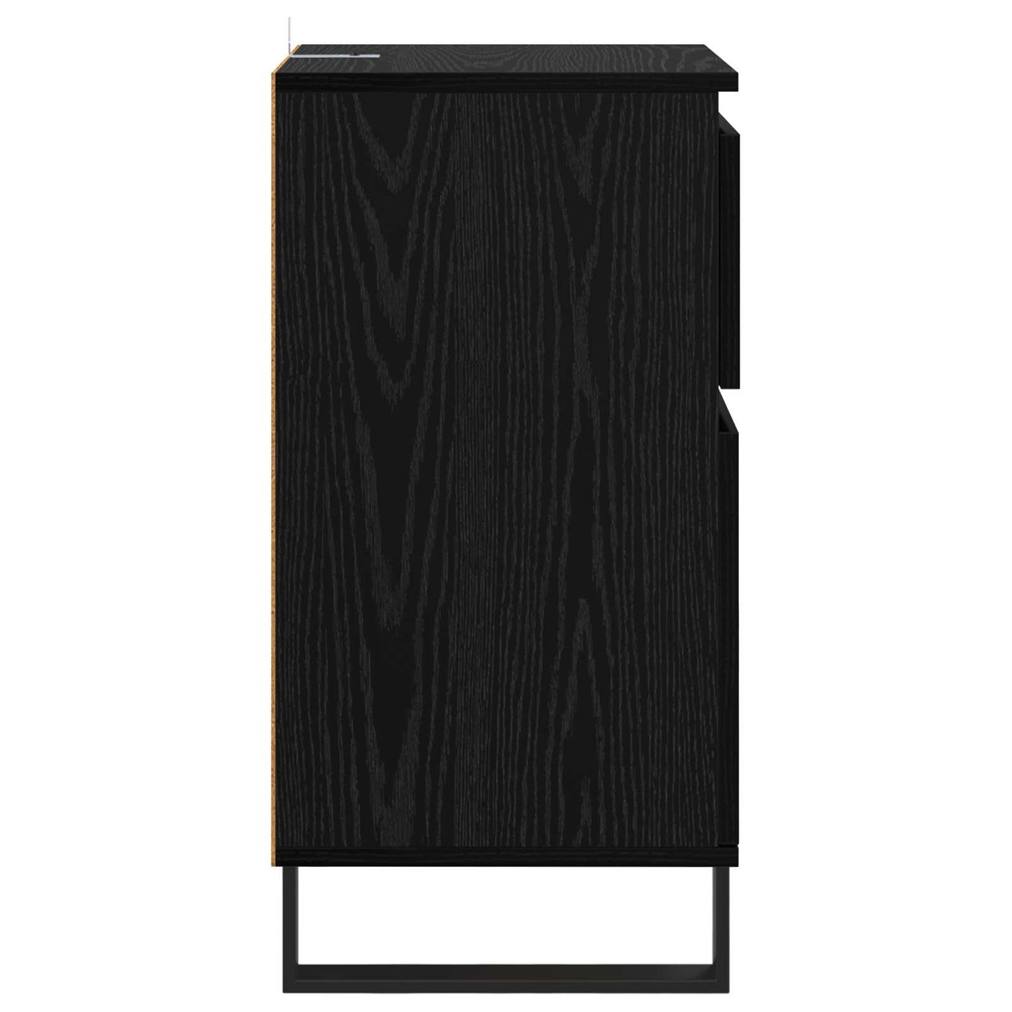 vidaXL Πλαϊνό γραφείο Μαύρη δρυς 35 x 40 x 70 εκ. Επεξεργασμένο ξύλο