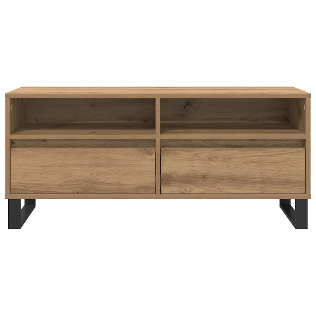 vidaXL Ντουλάπι TV με συρτάρι Artisan Oak 100 x 34,5 x 44,5 εκ.
