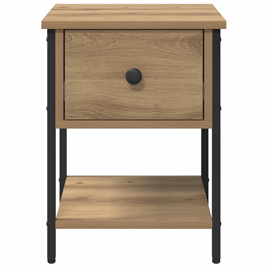 vidaXL Κομοδίνο 2 pcs Artisan Oak 34 x 35,5 x 45 εκ Επεξεργασμένο ξύλο