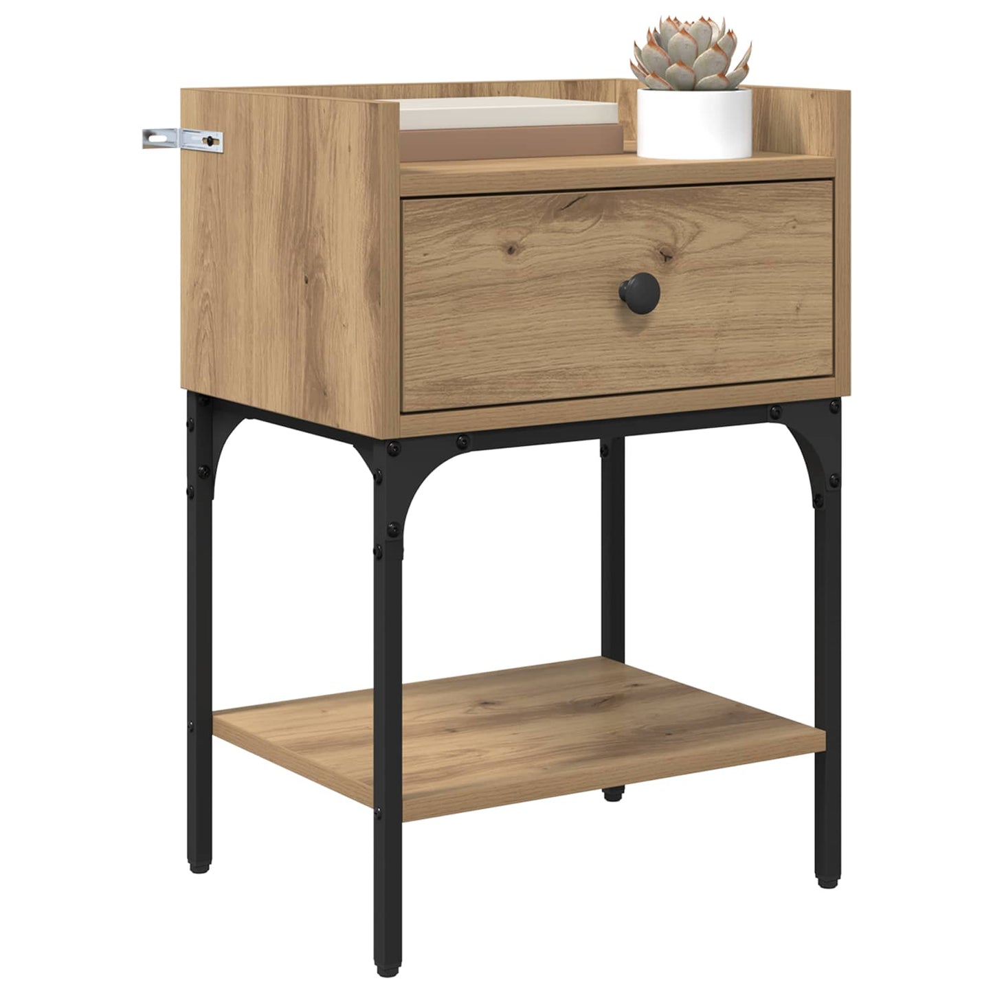 vidaXL Κομοδίνο 2 τεμ. Artisan Oak 40 x 29 x 60 εκ Επεξεργασμένο Ξύλο