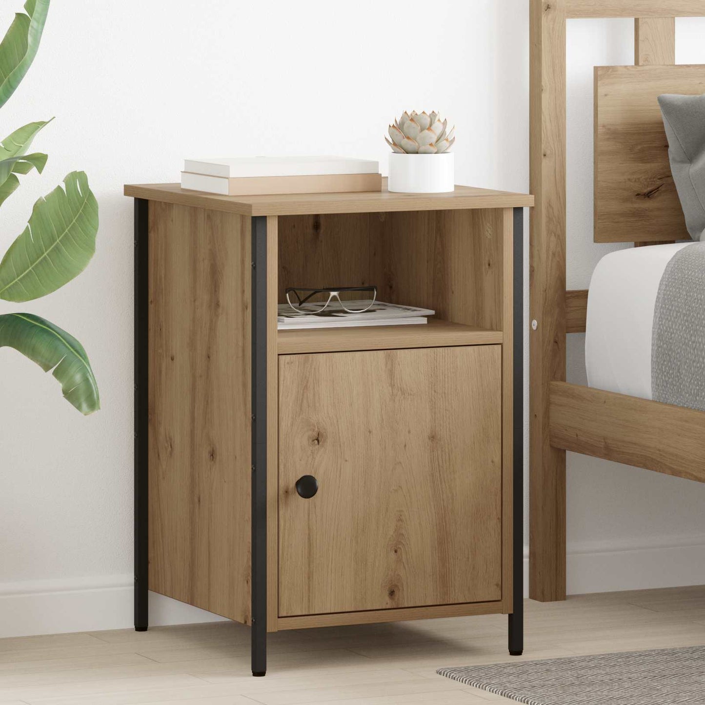 vidaXL Κομοδίνο 2 τμχ. Artisan Oak 40 x 42 x 60 εκ. Επεξεργασμένο Ξύλο