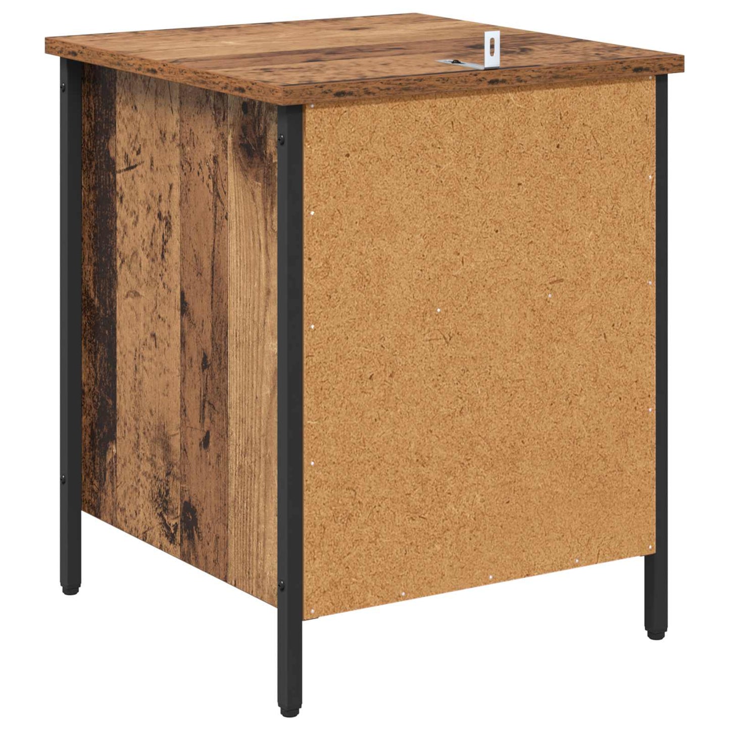 vidaXL Κομοδίνο Παλιό ξύλο 40 x 42 x 50 cm Επεξεργασμένο Ξύλο