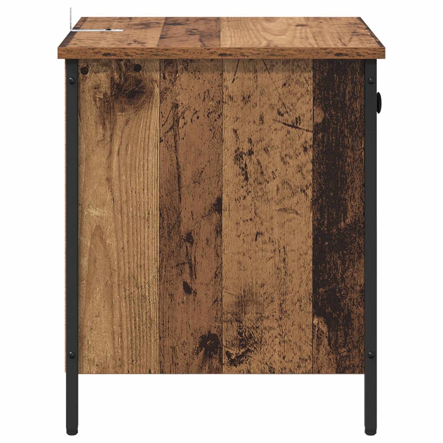 vidaXL Κομοδίνο 2 τμχ. Παλιό ξύλο 40 x 42 x 50 cm Επεξεργασμένο Ξύλο
