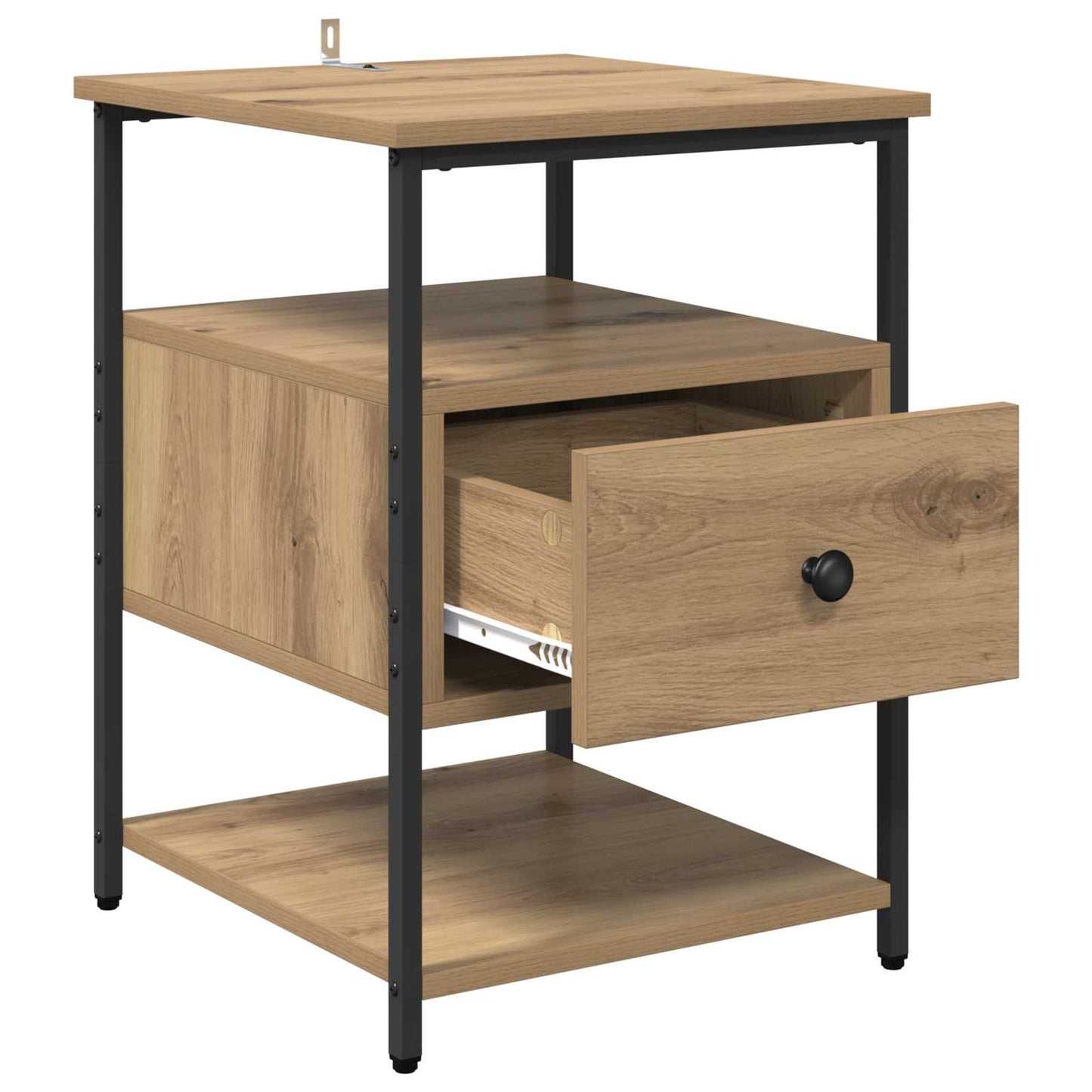 vidaXL Κομοδίνο Artisan Oak 40 x 42 x 56 εκ Επεξεργασμένο Ξύλο
