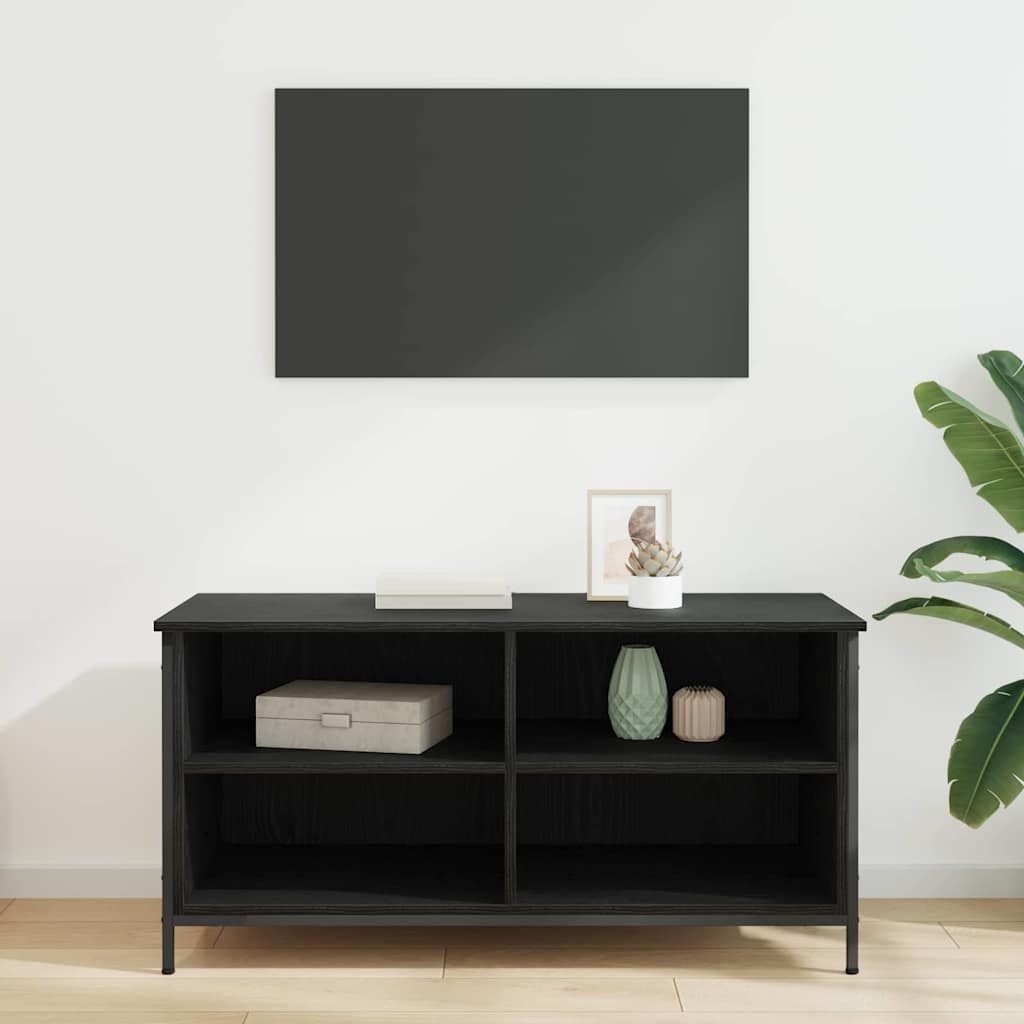 vidaXL Ντουλάπι TV Μαύρη Οξυά 100 x 40 x 50 cm Επεξεργασμένο ξύλο