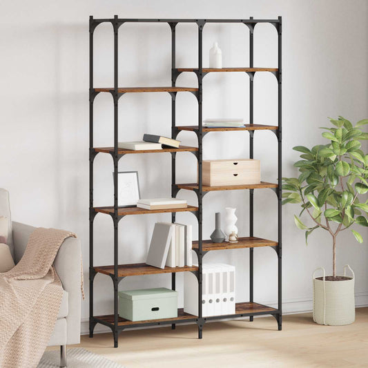 vidaXL Ράφι Βιβλίων Παλαιό ξύλο 100 x 32 x 170 εκ Επεξεργασμένο ξύλο