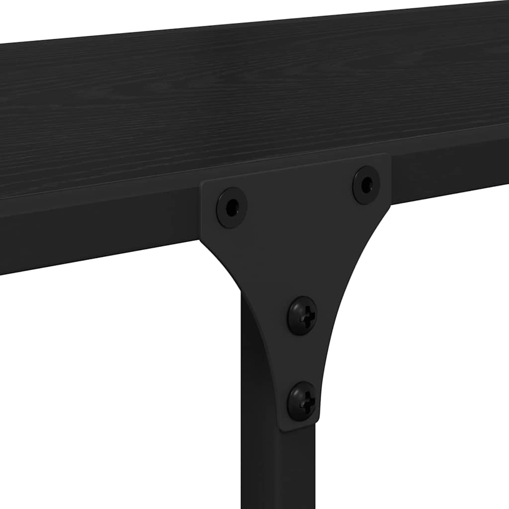 vidaXL Ράφι Βιβλίων Μαύρη δρυς 100 x 32 x 170 εκ Επεξεργασμένο ξύλο