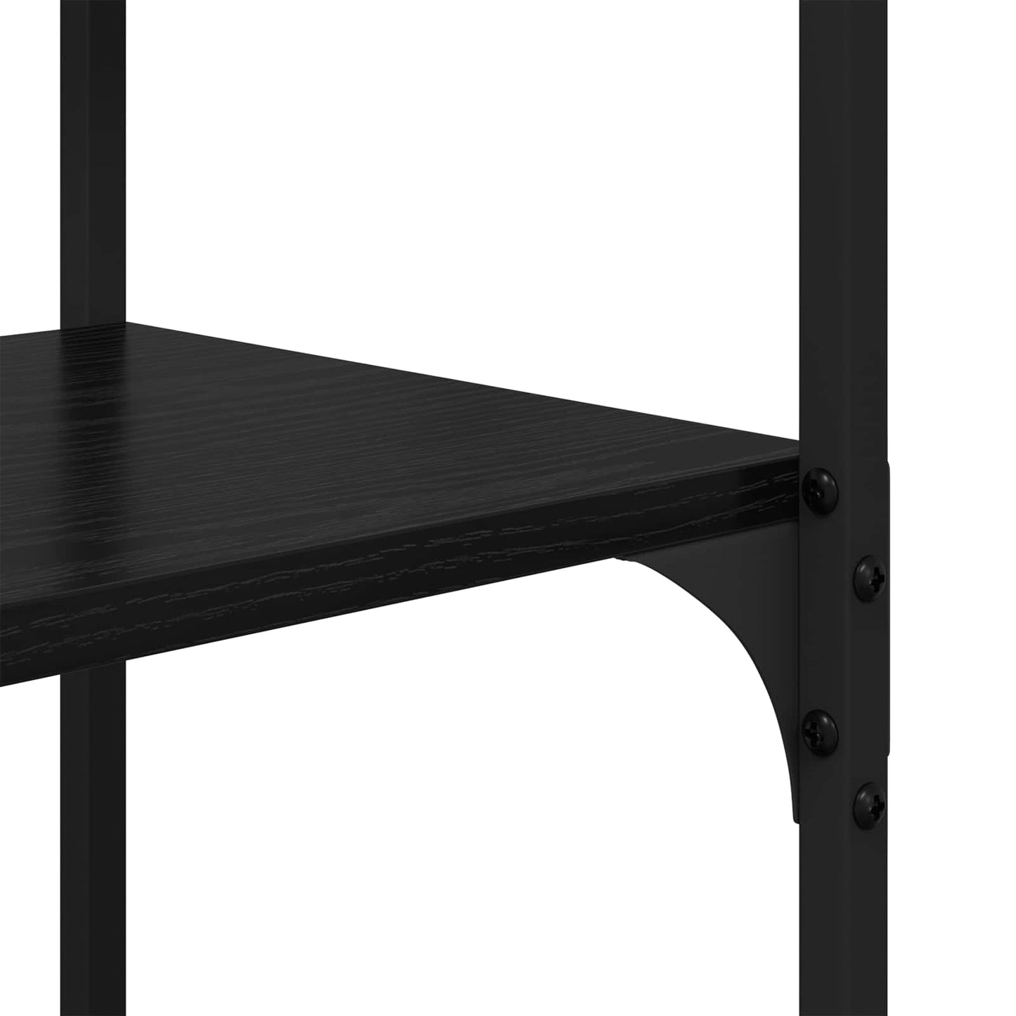 vidaXL Ράφι Βιβλίων Μαύρη δρυς 100 x 32 x 170 εκ Επεξεργασμένο ξύλο
