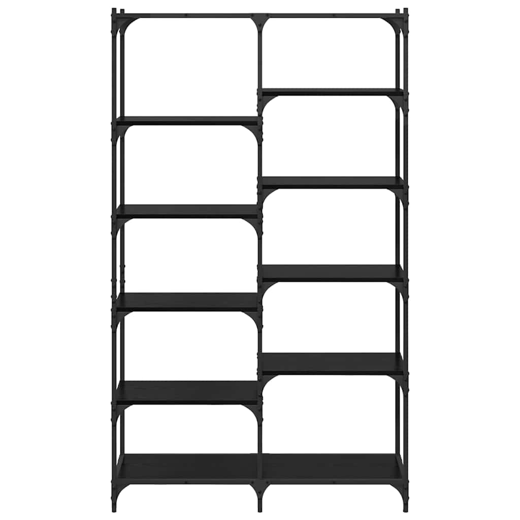 vidaXL Ράφι Βιβλίων Μαύρη δρυς 100 x 32 x 170 εκ Επεξεργασμένο ξύλο