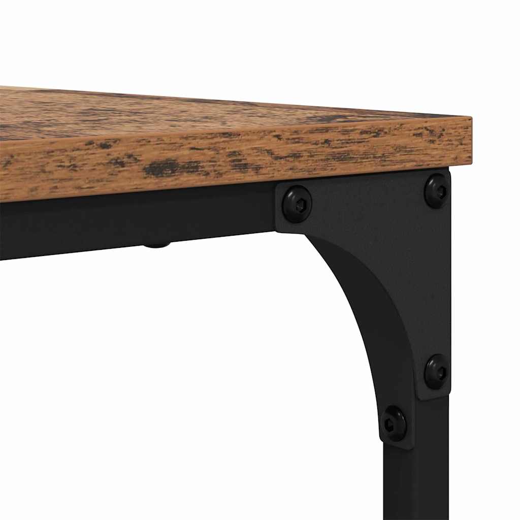 vidaXL Φωτιστικό Τραπεζάκι 2 pcs Παλαιό ξύλο 80 x 8035 x εκ