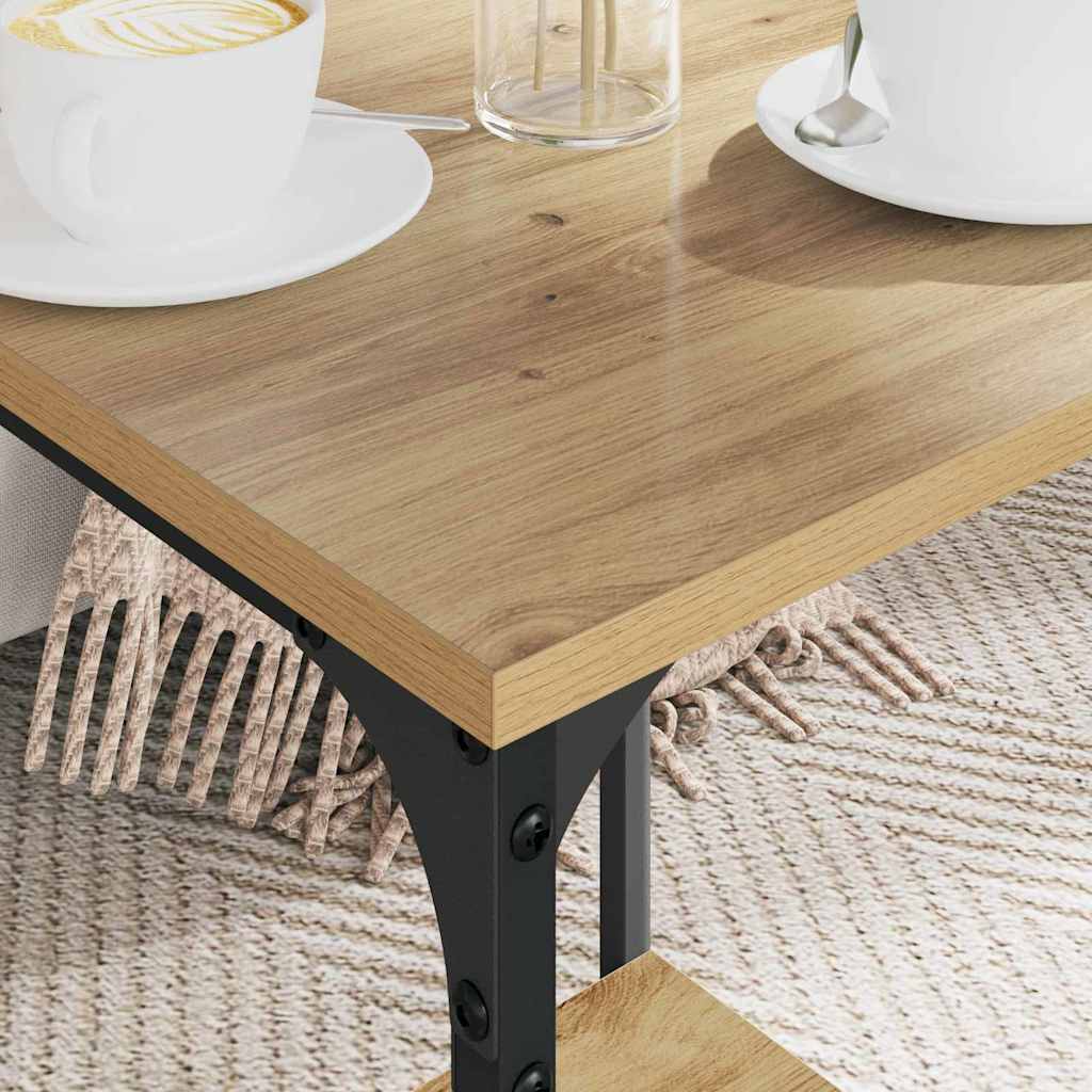 vidaXL Τραπεζάκι σαλονιού Artisan Oak 40 x 40 x 55 εκ