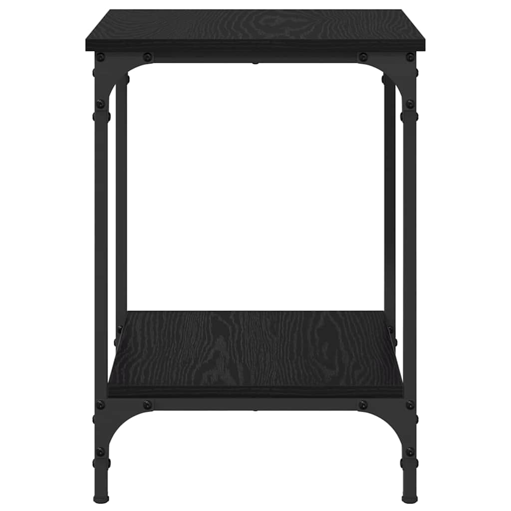 vidaXL Τραπεζάκι σαλονιού Μαύρη Οξυά 40 x 40 x 55 εκ
