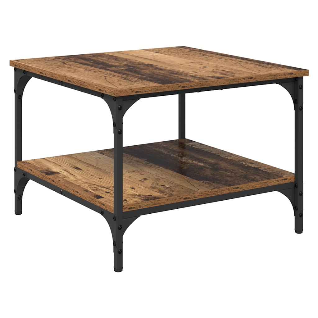 vidaXL Τραπεζάκι σαλονιού Παλιό Ξύλο 55 x 55 x 40 cm