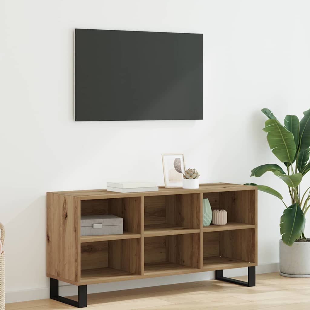 vidaXL Ντουλάπι TV Artisan Oak 103,5 x 30 x 50 εκ Επεξεργασμένο ξύλο