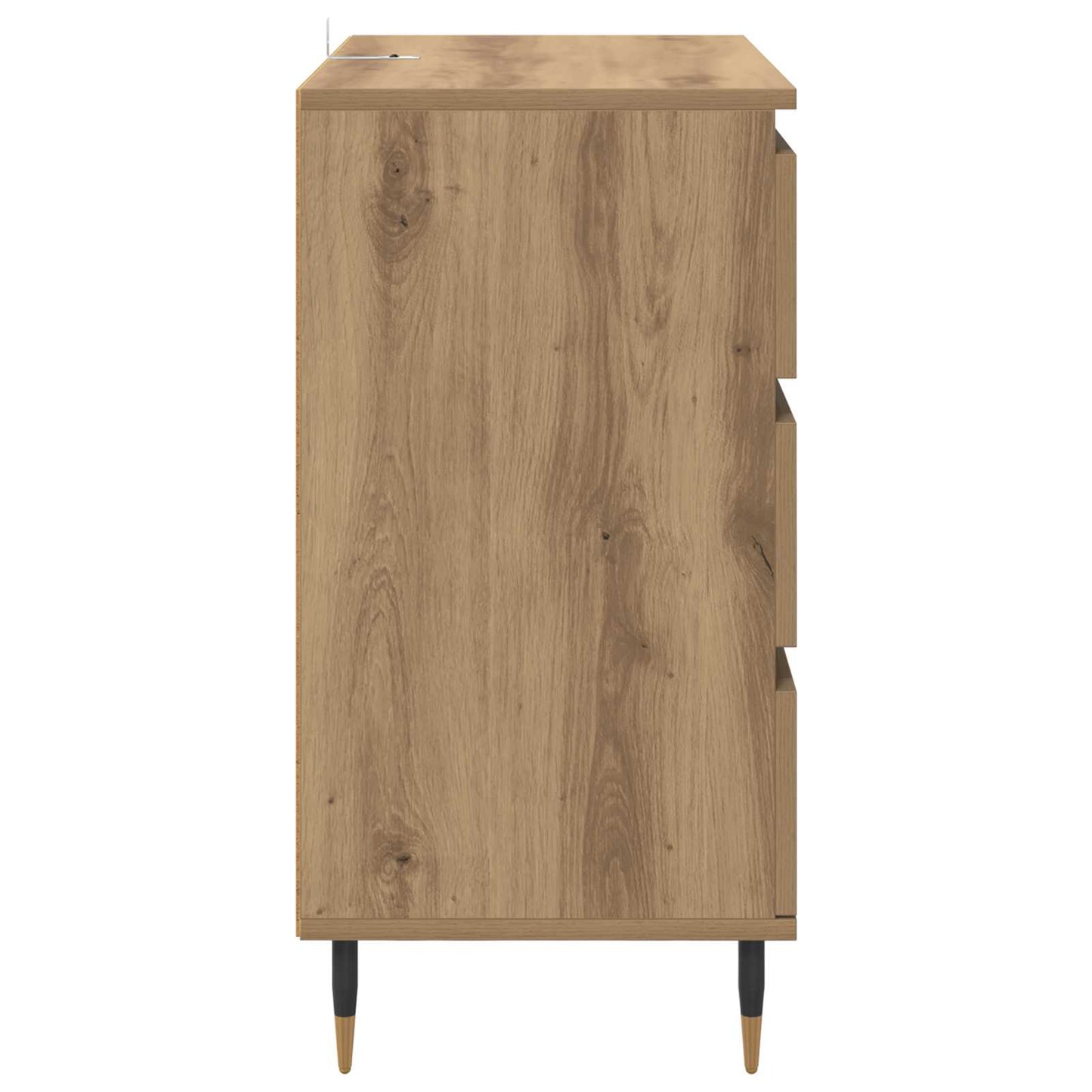 vidaXL Πλαϊνό γραφείο Artisan Oak 60 x 35 x 70 cm Επεξεργασμένο ξύλο