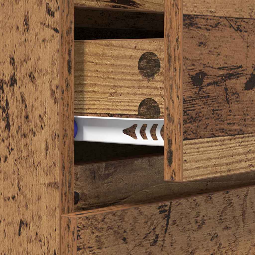 vidaXL Πλαϊνό γραφείο Παλιό Ξύλο 60 x 35 x 70 cm Επεξεργασμένο ξύλο