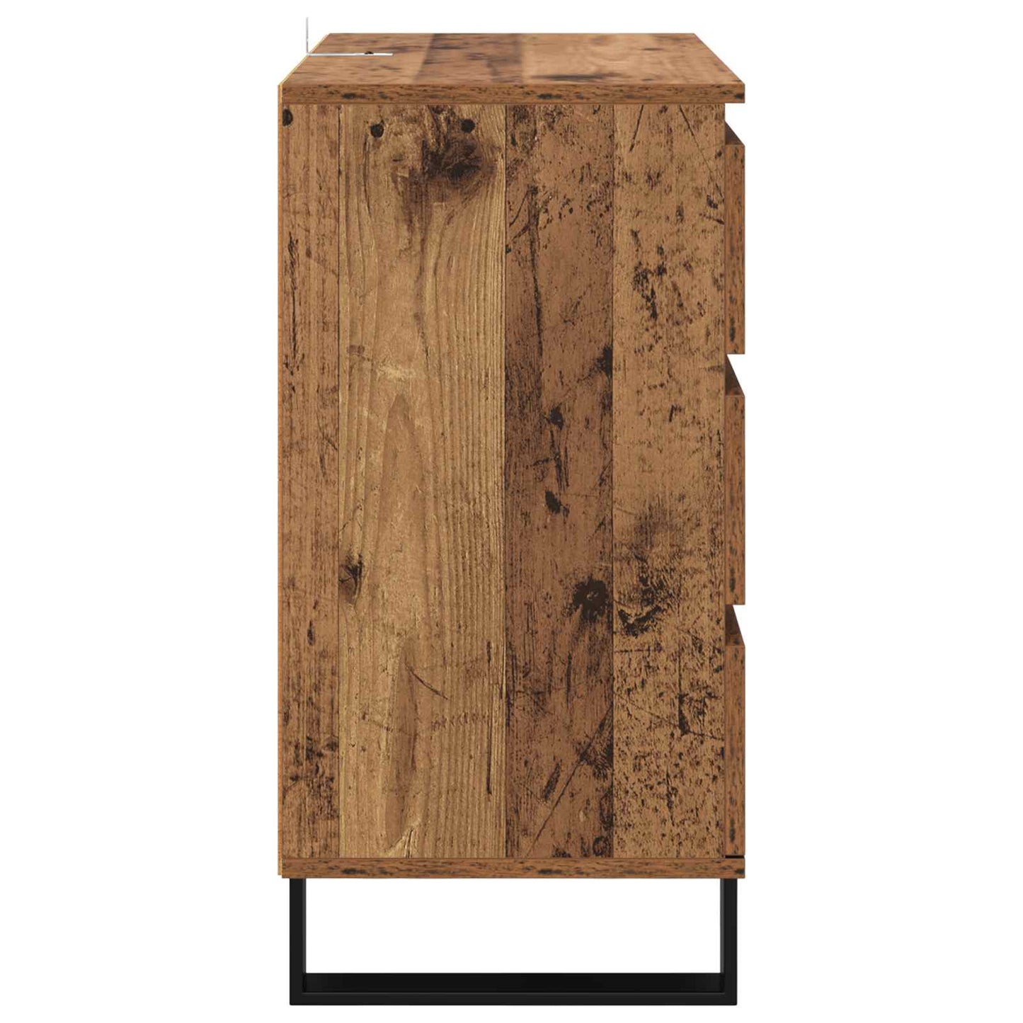 vidaXL Πλαϊνό γραφείο Παλιό Ξύλο 60 x 35 x 70 cm Επεξεργασμένο ξύλο