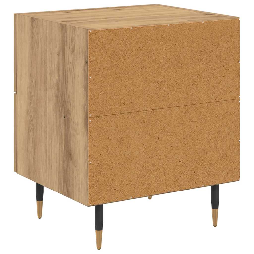 vidaXL Κομοδίνο Artisan Oak 40 x 35 x 47,5 εκ Επεξεργασμένο ξύλο