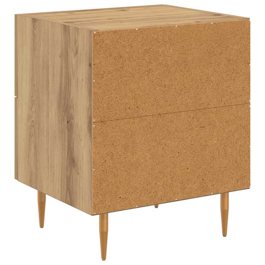 vidaXL Κομοδίνο Artisan Oak 40 x 35 x 47,5 εκ Επεξεργασμένο ξύλο