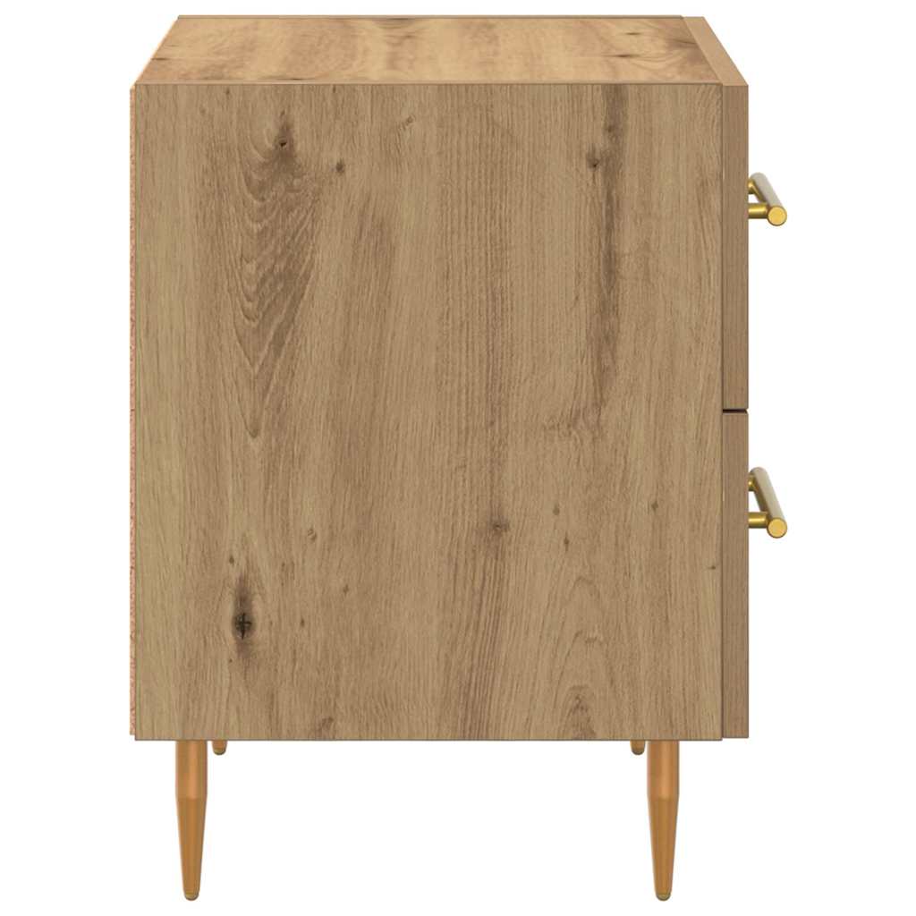 vidaXL Κομοδίνο Artisan Oak 40 x 35 x 47,5 εκ Επεξεργασμένο ξύλο