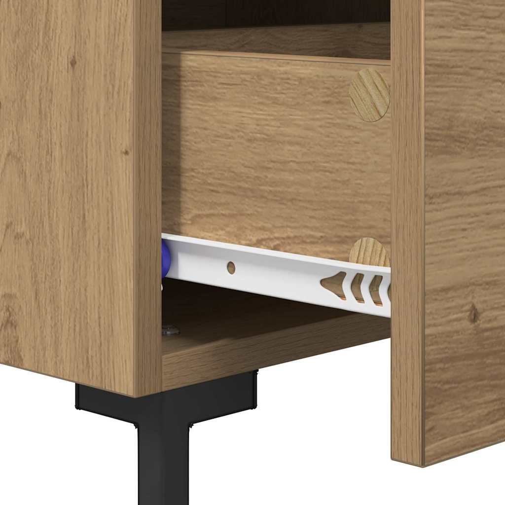vidaXL Κομοδίνο Artisan Oak 40 x 35 x 47,5 εκ Επεξεργασμένο ξύλο