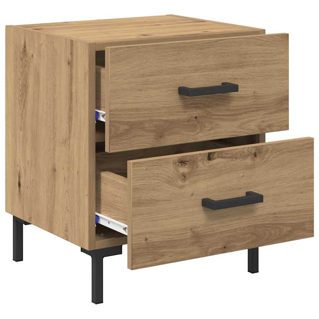 vidaXL Κομοδίνο Artisan Oak 40 x 35 x 47,5 εκ Επεξεργασμένο ξύλο