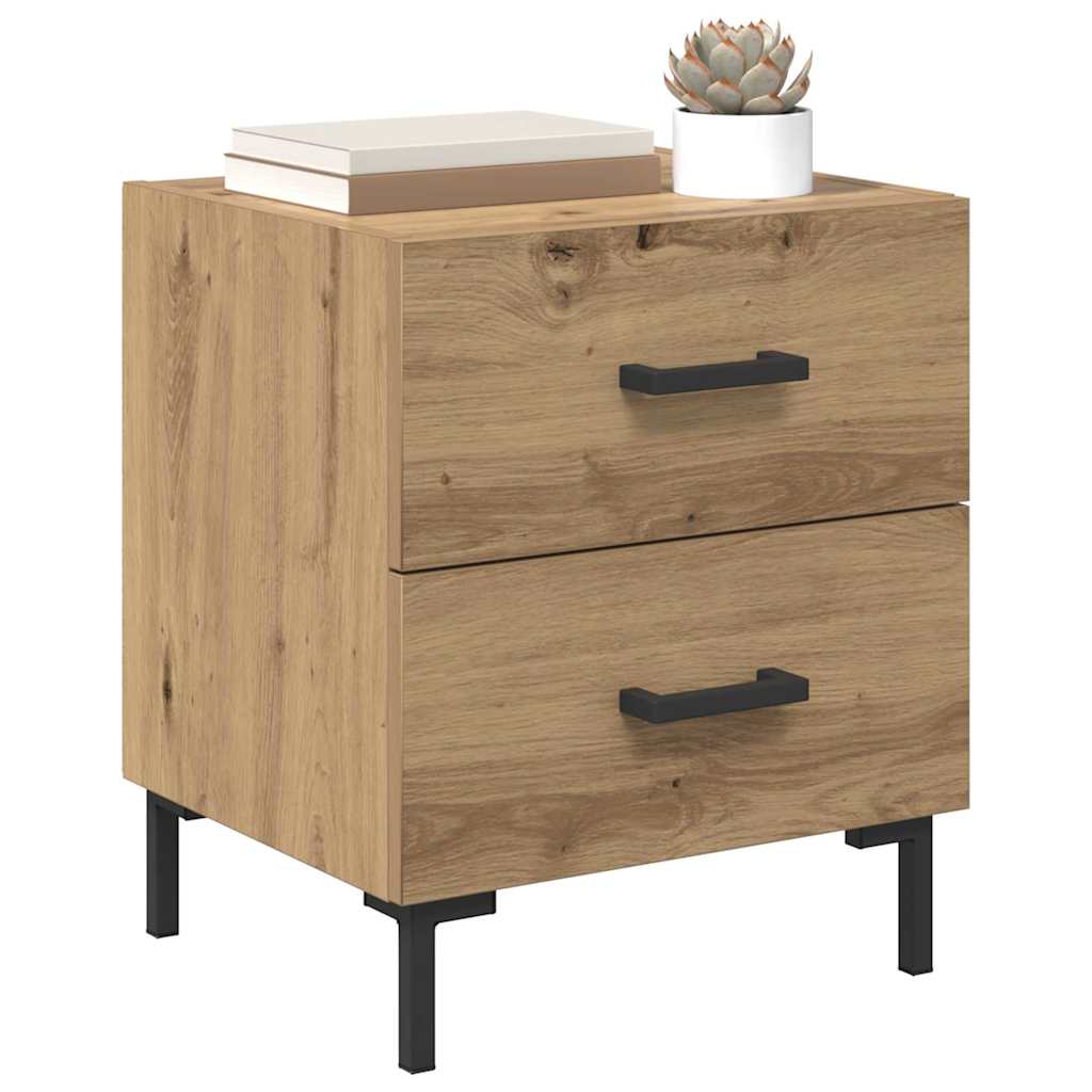 vidaXL Κομοδίνο Artisan Oak 40 x 35 x 47,5 εκ Επεξεργασμένο ξύλο