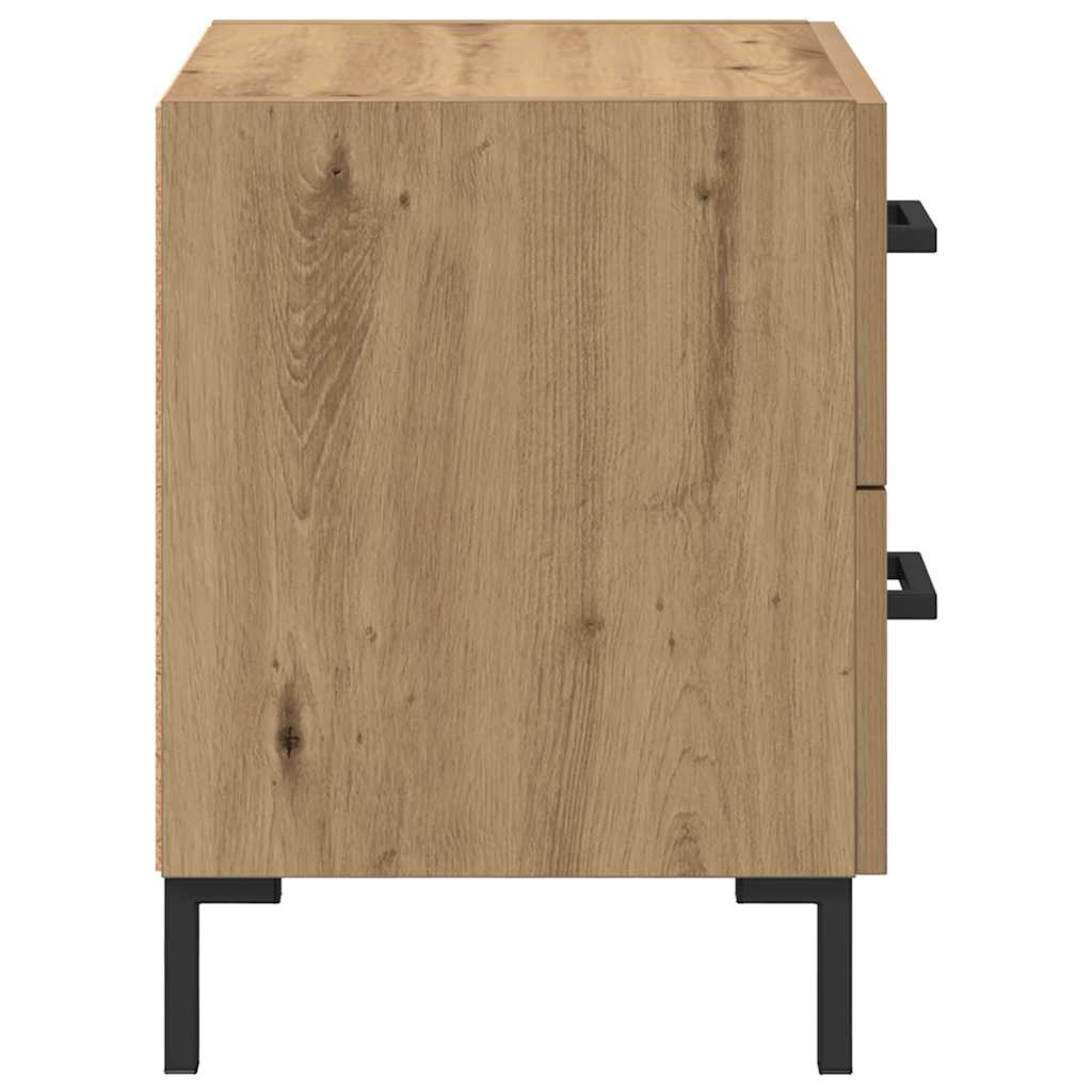 vidaXL Κομοδίνο Artisan Oak 40 x 35 x 47,5 εκ Επεξεργασμένο ξύλο