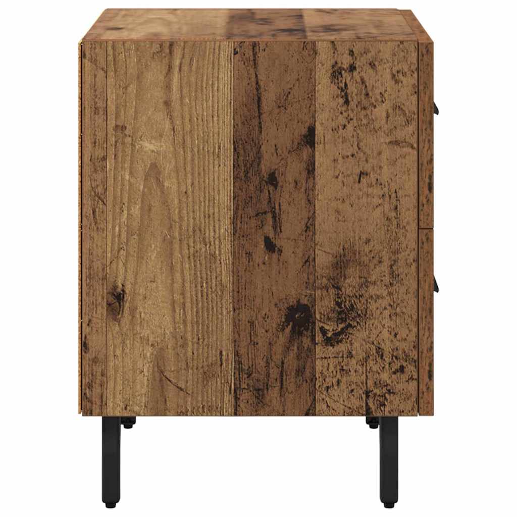 vidaXL Κομοδίνο Παλιό ξύλο 40 x 35 x 47,5 εκ Επεξεργασμένο ξύλο