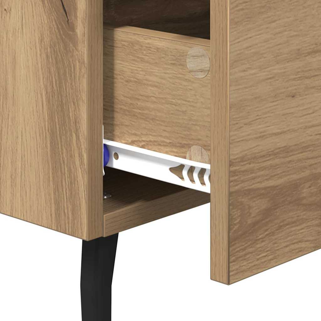 vidaXL Κομοδίνο Artisan Oak 40 x 35 x 47,5 εκ Επεξεργασμένο ξύλο