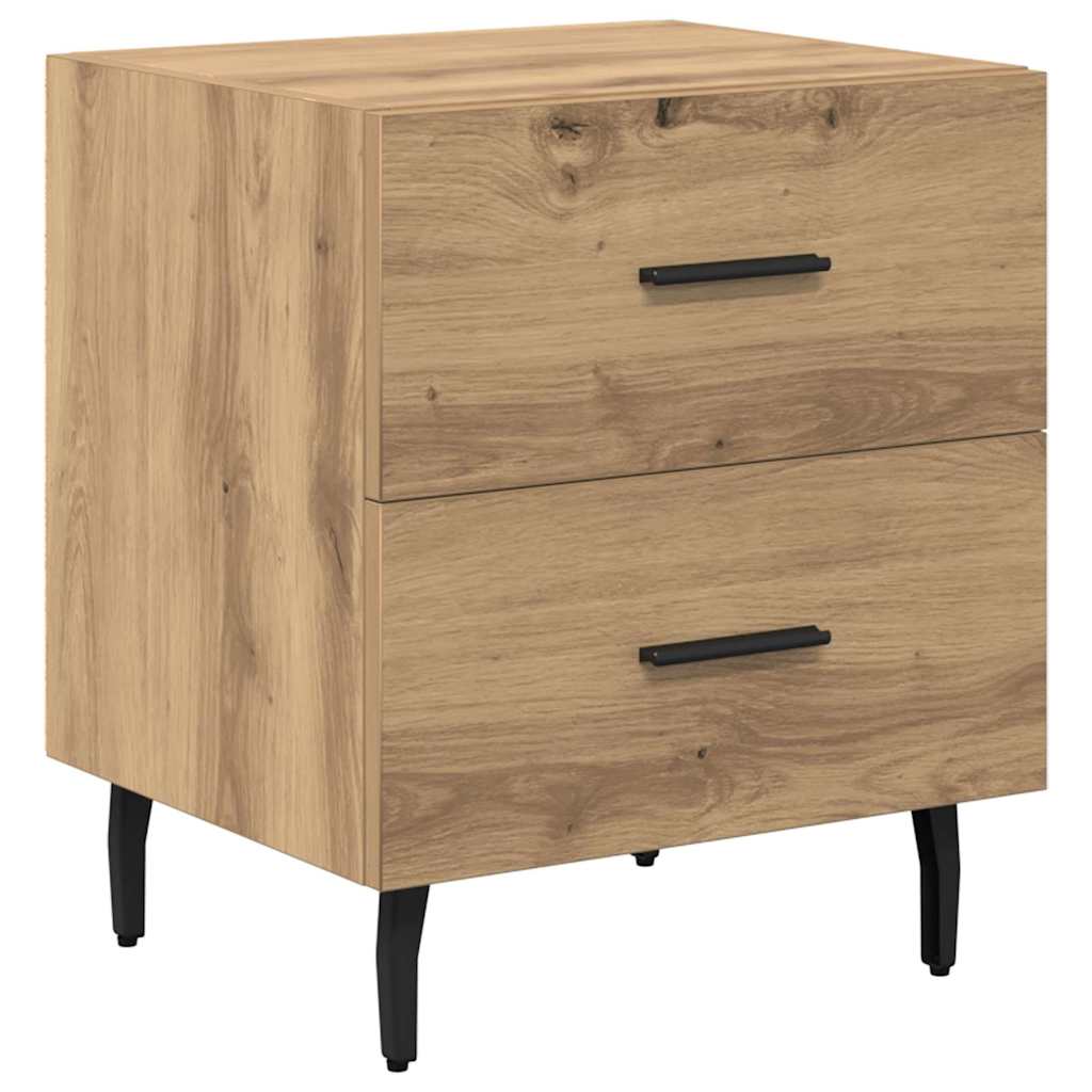 vidaXL Κομοδίνο Artisan Oak 40 x 35 x 47,5 εκ Επεξεργασμένο ξύλο