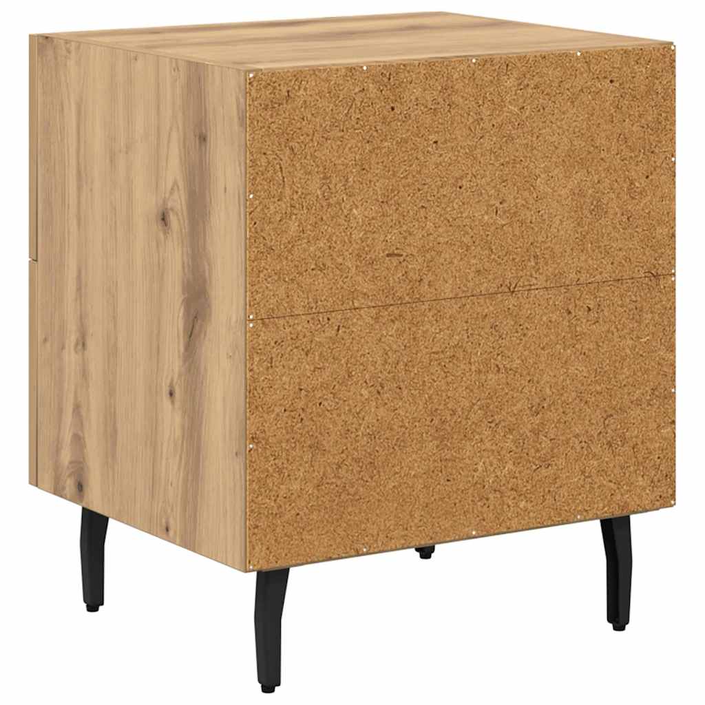 vidaXL Κομοδίνο Artisan Oak 40 x 35 x 47,5 εκ Επεξεργασμένο ξύλο