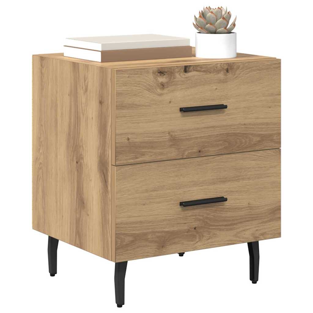 vidaXL Κομοδίνο Artisan Oak 40 x 35 x 47,5 εκ Επεξεργασμένο ξύλο