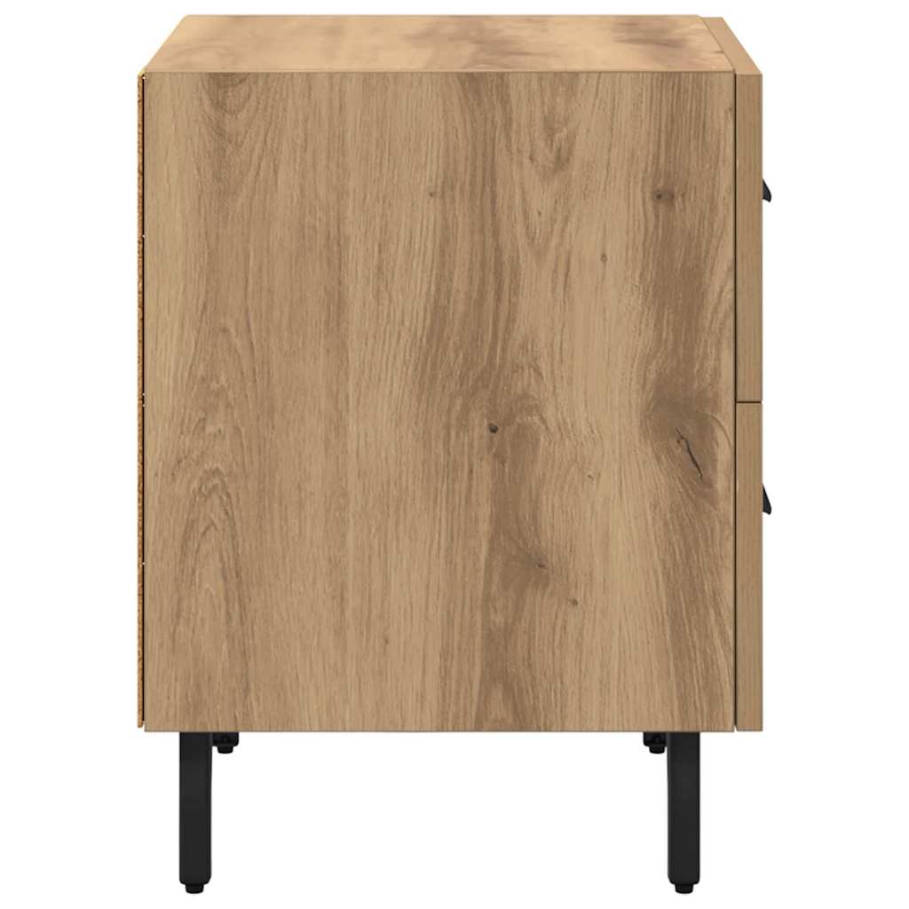 vidaXL Κομοδίνο Artisan Oak 40 x 35 x 47,5 εκ Επεξεργασμένο ξύλο