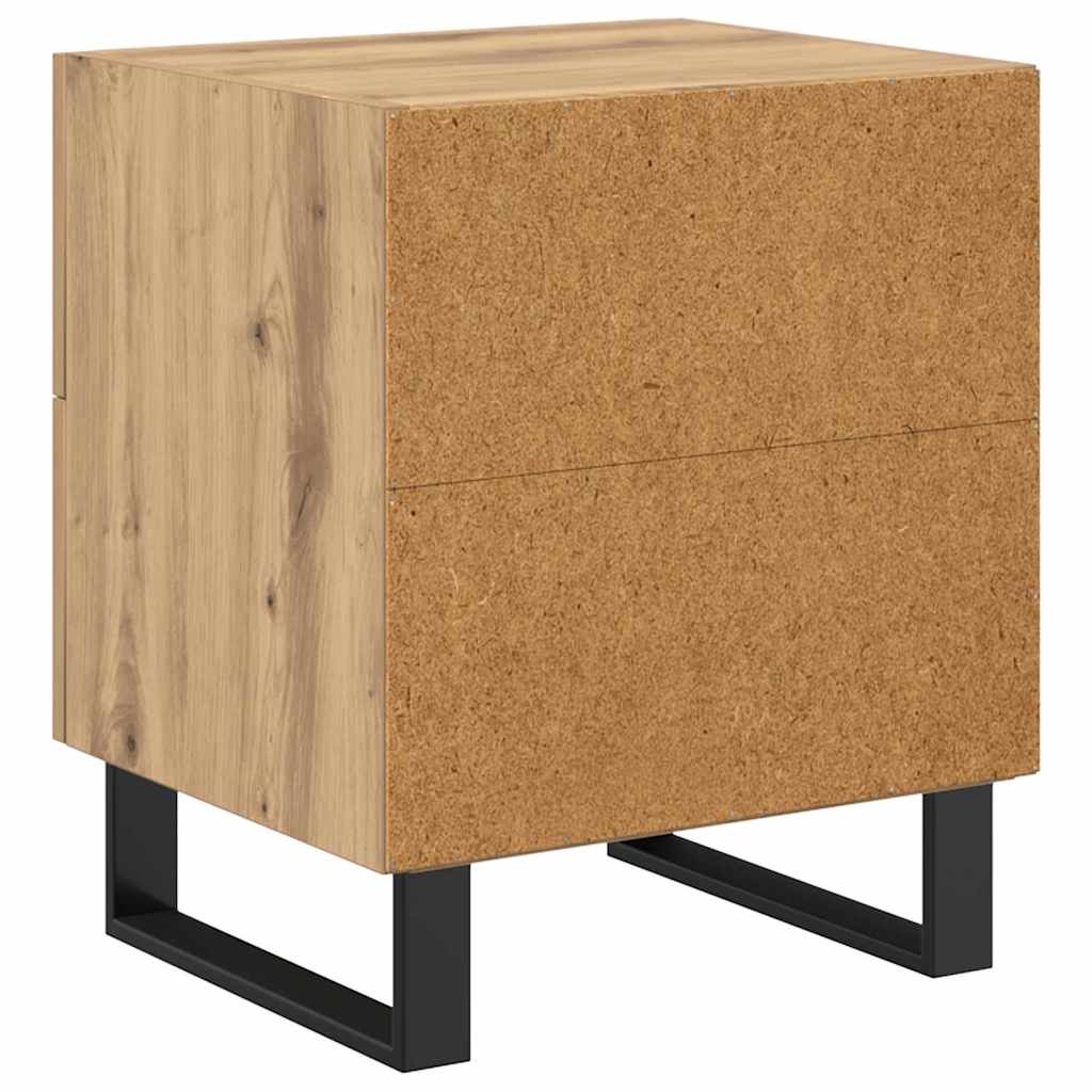 vidaXL Κομοδίνο Artisan Oak 40 x 35 x 47,5 εκ Επεξεργασμένο Ξύλο