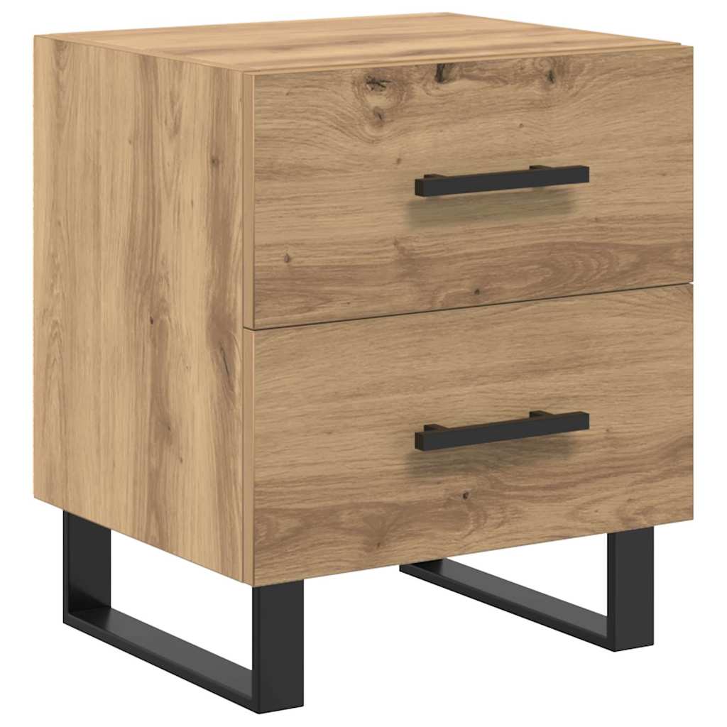 vidaXL Κομοδίνο 2 τμχ. Artisan Oak 40 x 35 x 47,5 εκ