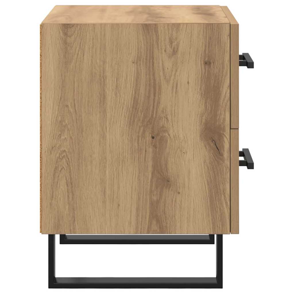 vidaXL Κομοδίνο 2 τμχ. Artisan Oak 40 x 35 x 47,5 εκ