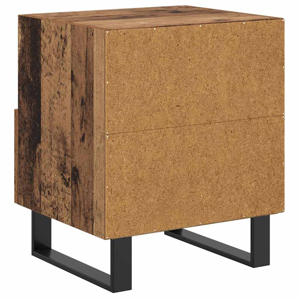 vidaXL Κομοδίνο Παλιό ξύλο 40 x 35 x 47,5 εκ Επεξεργασμένο ξύλο