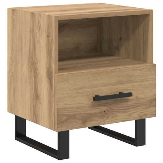 vidaXL Κομοδίνο Artisan Oak 40 x 35 x 47,5 εκ Επεξεργασμένο Ξύλο