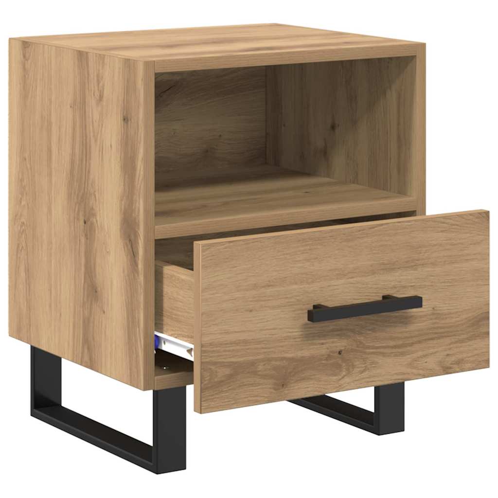 vidaXL Κομοδίνο Artisan Oak 40 x 35 x 47,5 εκ Επεξεργασμένο Ξύλο