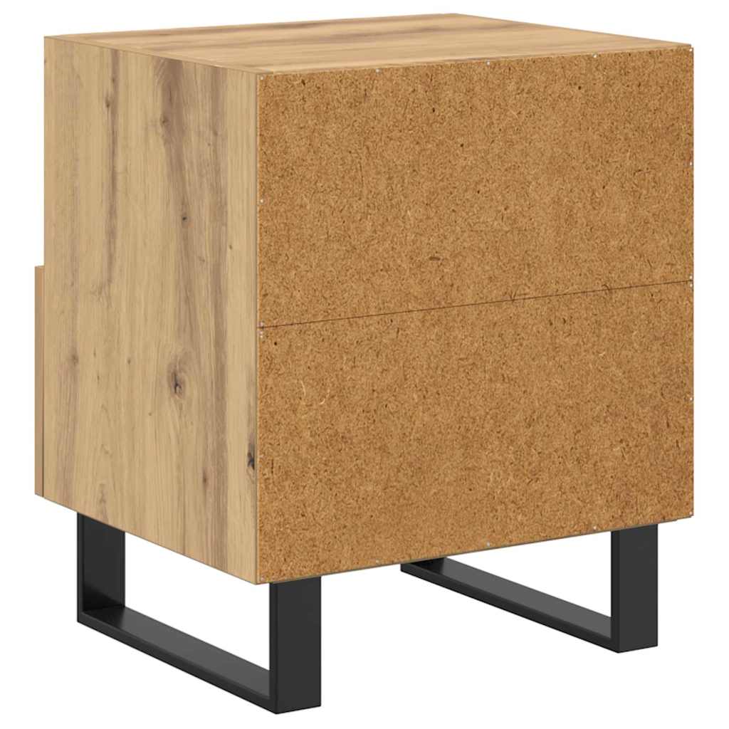 vidaXL Κομοδίνο Artisan Oak 40 x 35 x 47,5 εκ Επεξεργασμένο Ξύλο